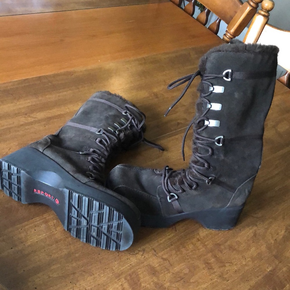 Report “sleigh” boots